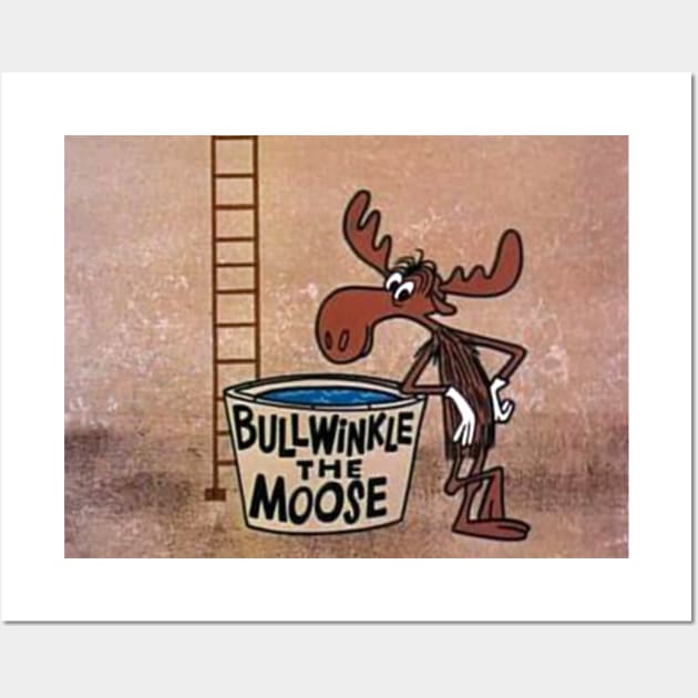 Bullwinkle the Moose Wall Art by offsetvinylfilm